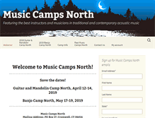 Tablet Screenshot of musiccampsnorth.com
